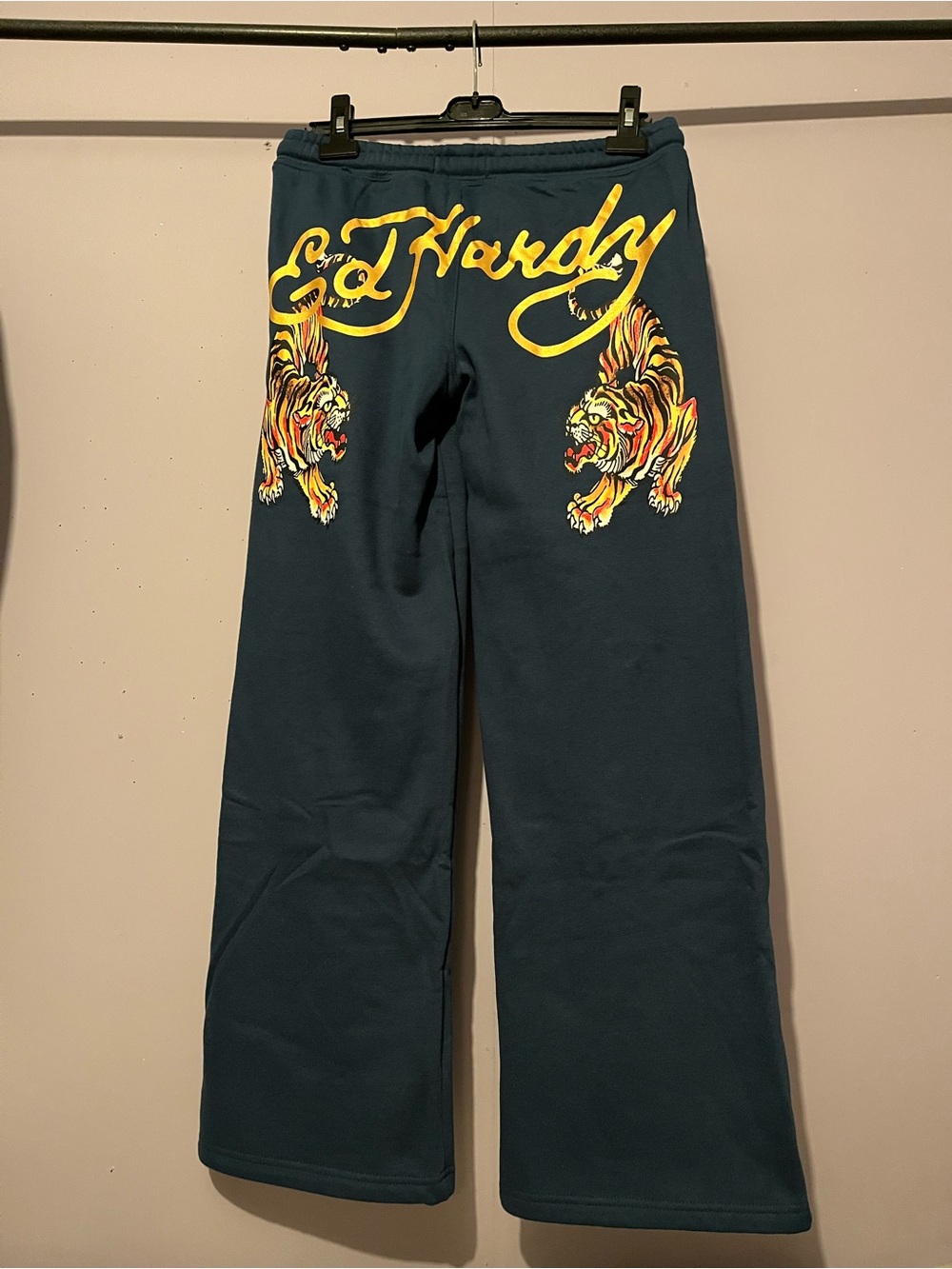 Ed Hardy “Baddie” Joggers with Tiger Graphics